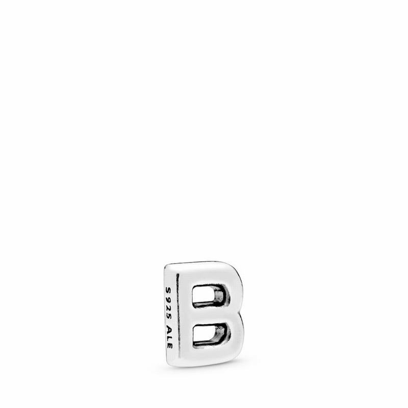 Pandora Letter B Petite Locket Charm NZ Sale, Sterling Silver (971380-GST)